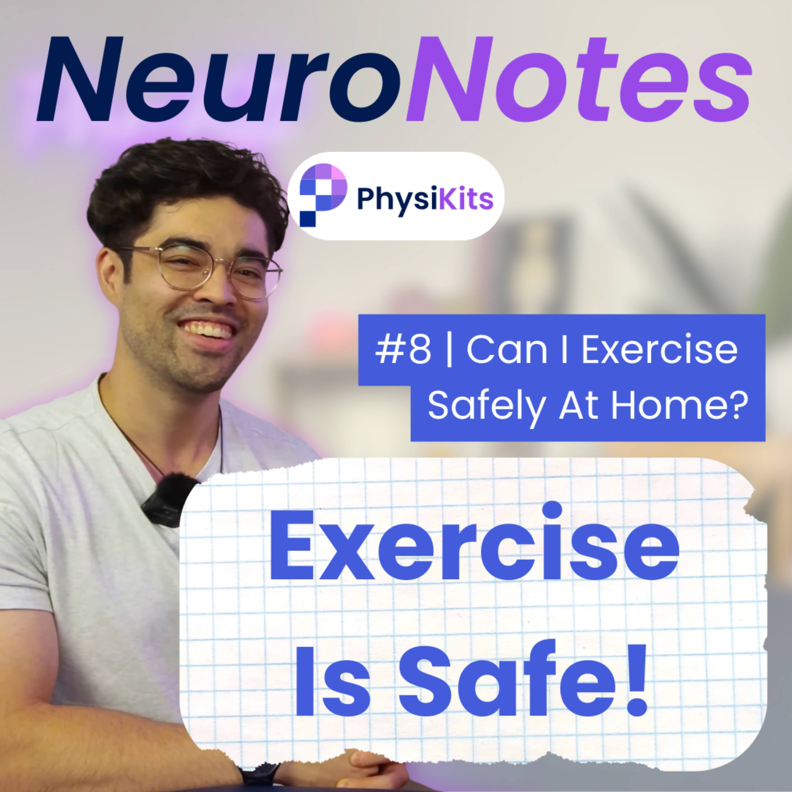 #8 Can I Exercise Safely At Home? episode artwork