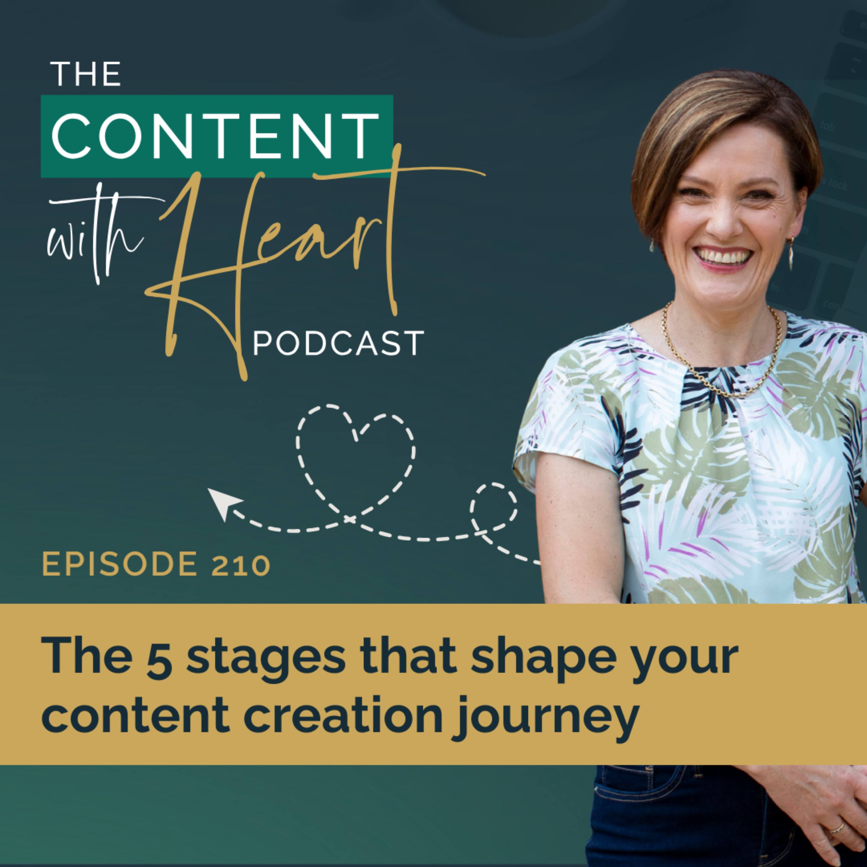 The 5 stages that shape your content creation journey episode artwork