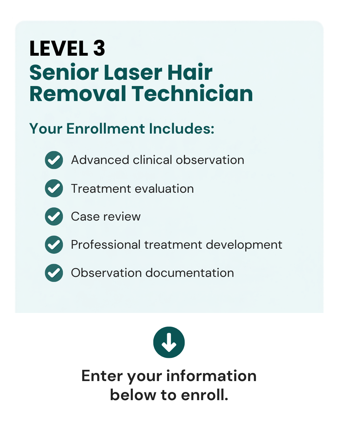 Professional Laser Hair Removal Technician Levels 1–4