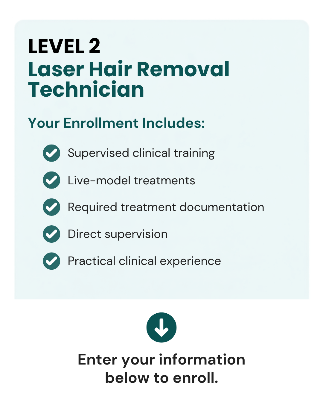Professional Laser Hair Removal Technician Levels 1–4