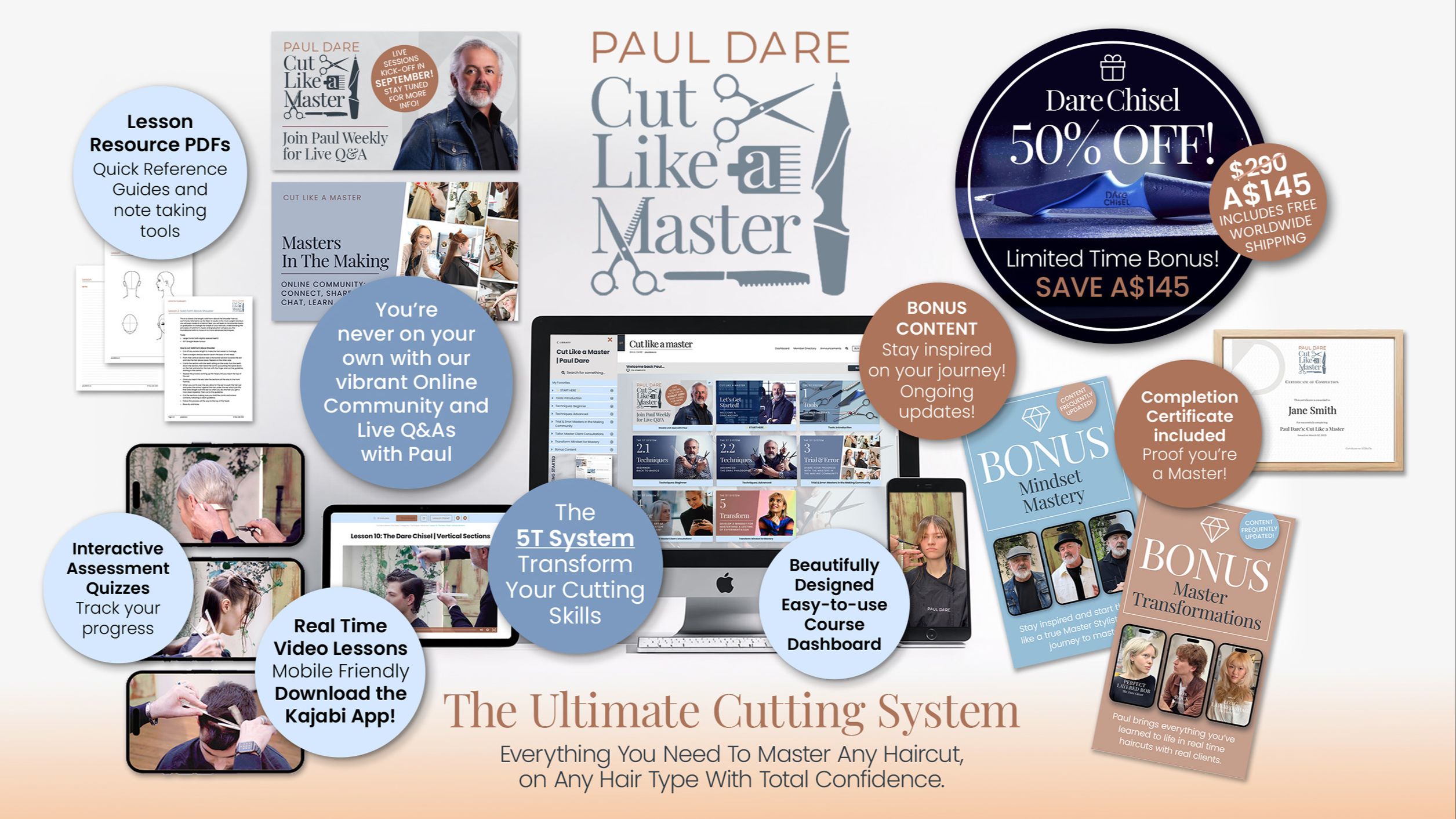 Cut Like a Master Course Mockup