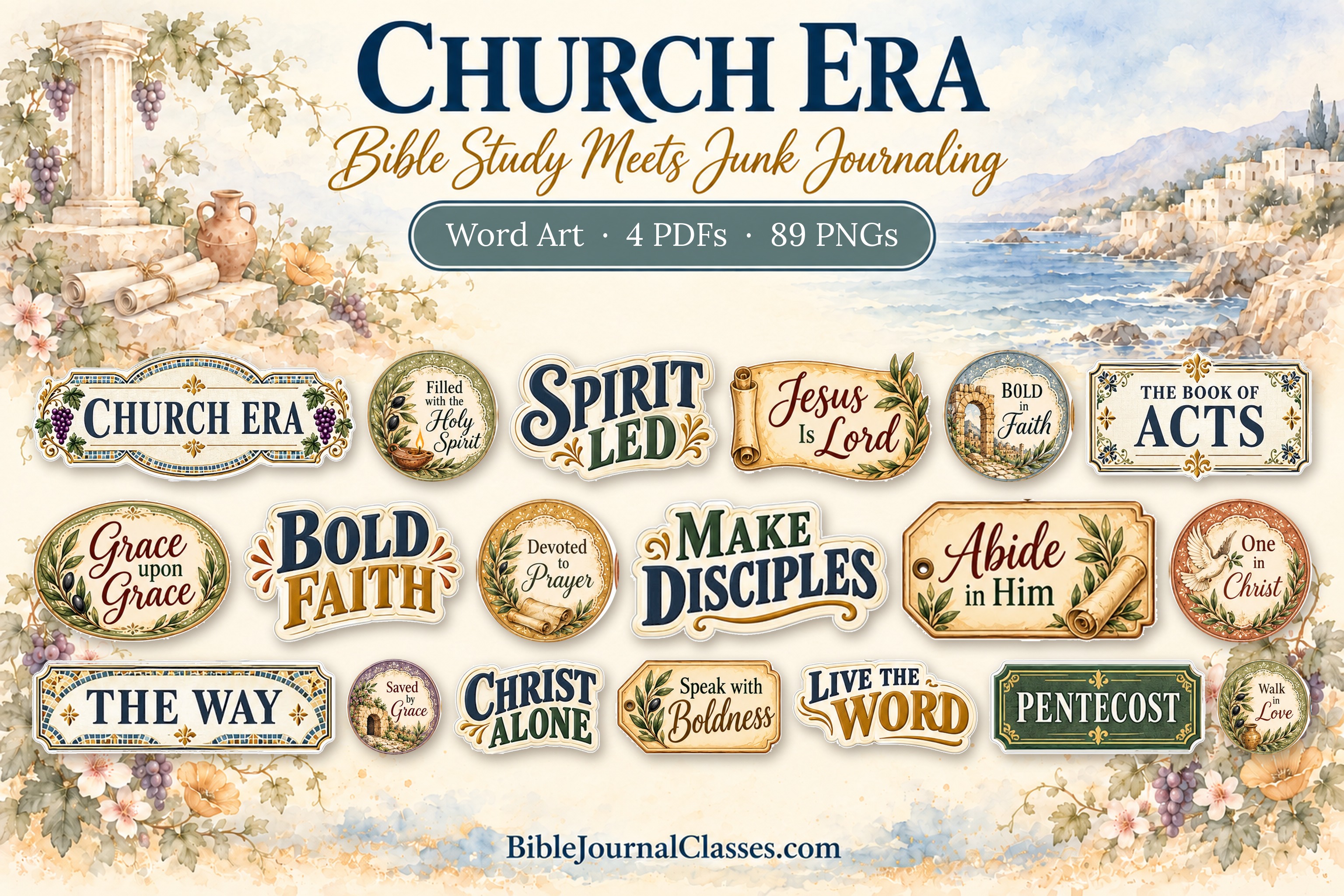 Church Era word art