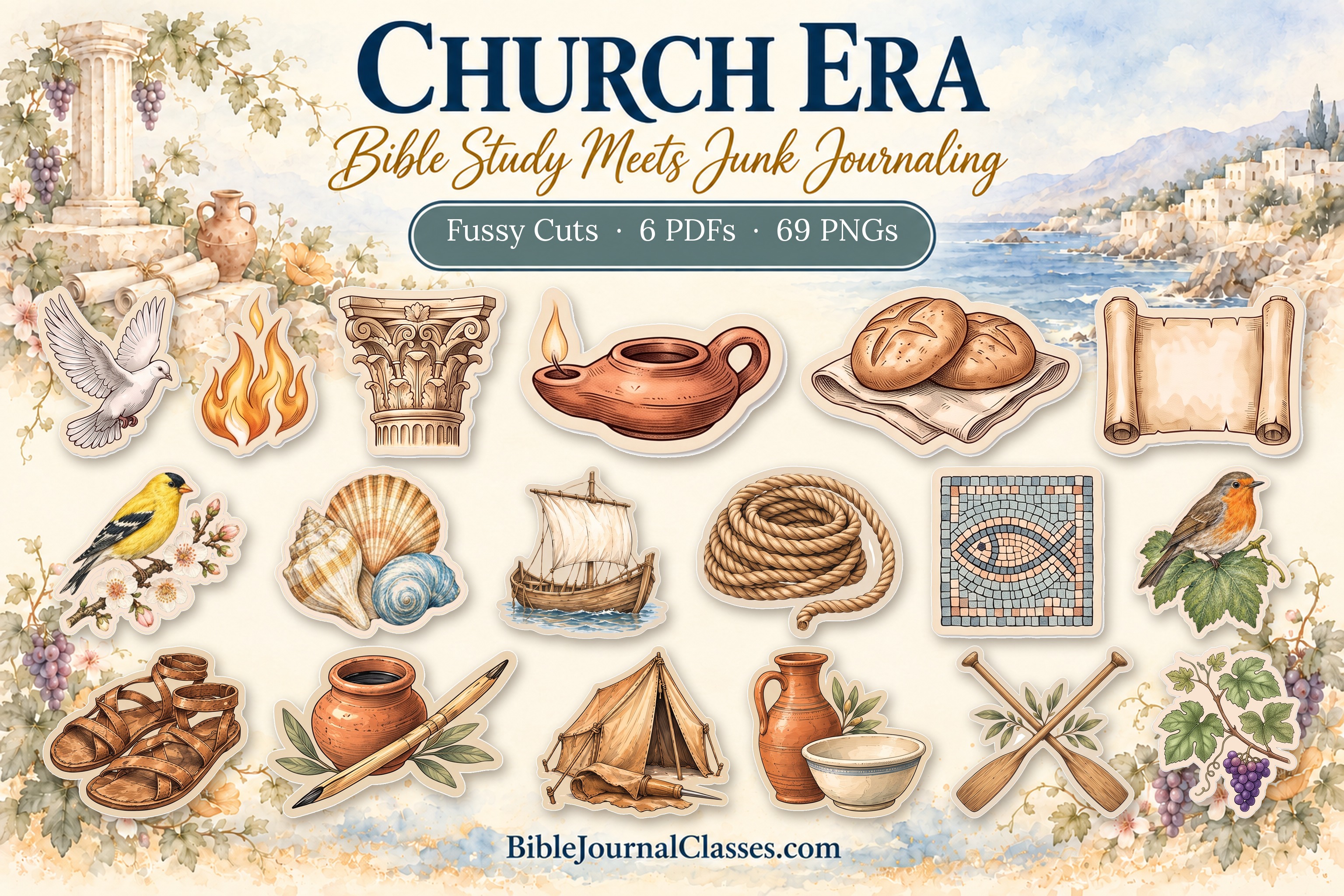 Church Era fussy cuts
