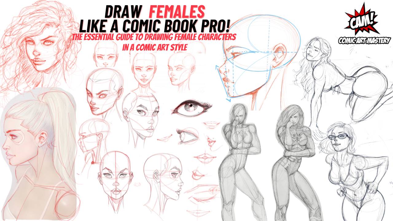 Comic-Style Female Characters