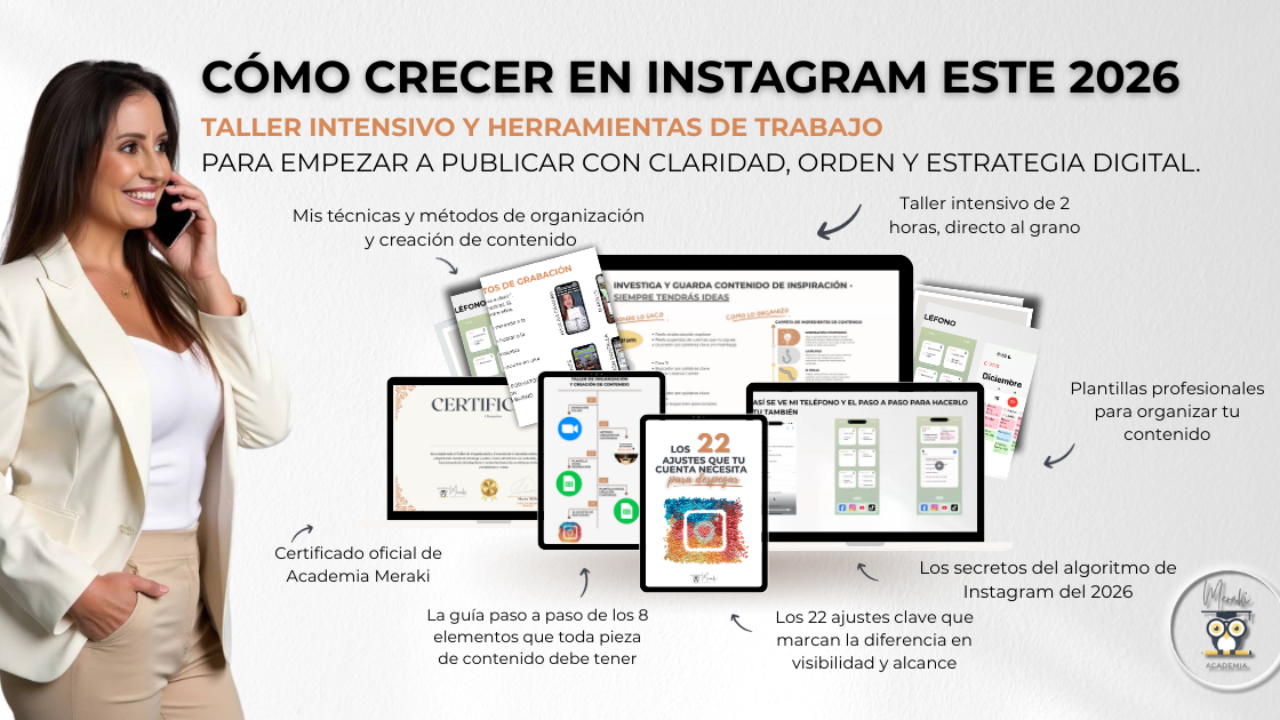 Despega tu negocio en Instagram 2026