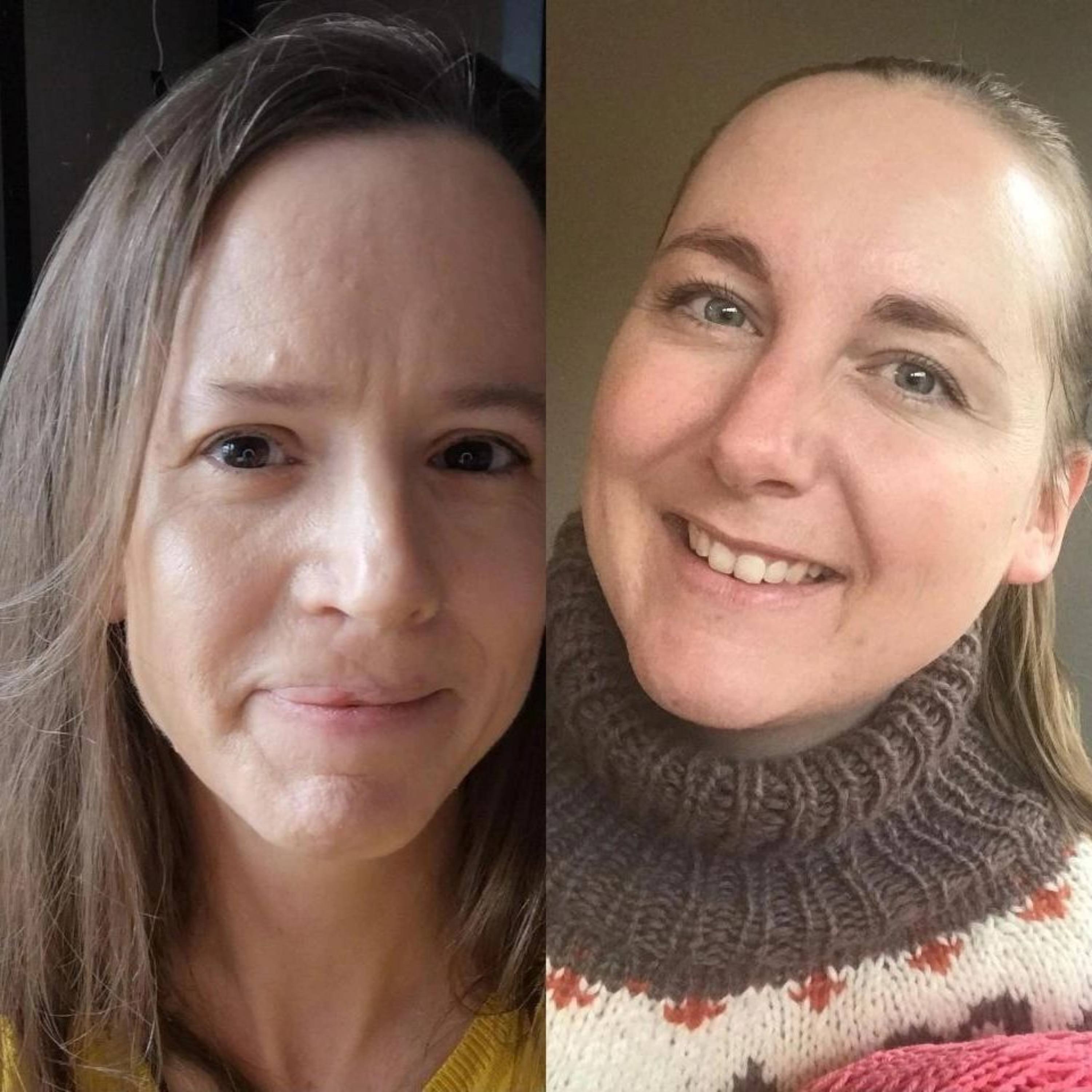 Stine og Marie snakker strikk og sånt