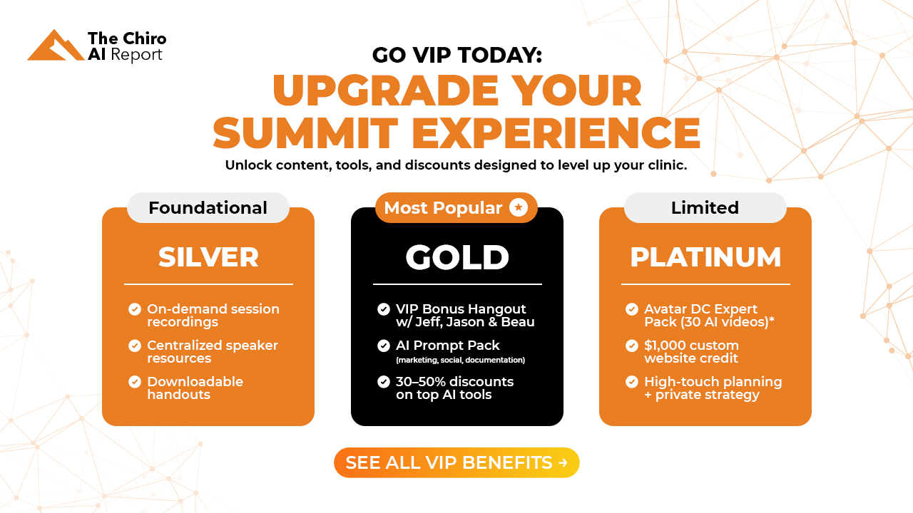 Go VIP today – upgrade your Summit experience