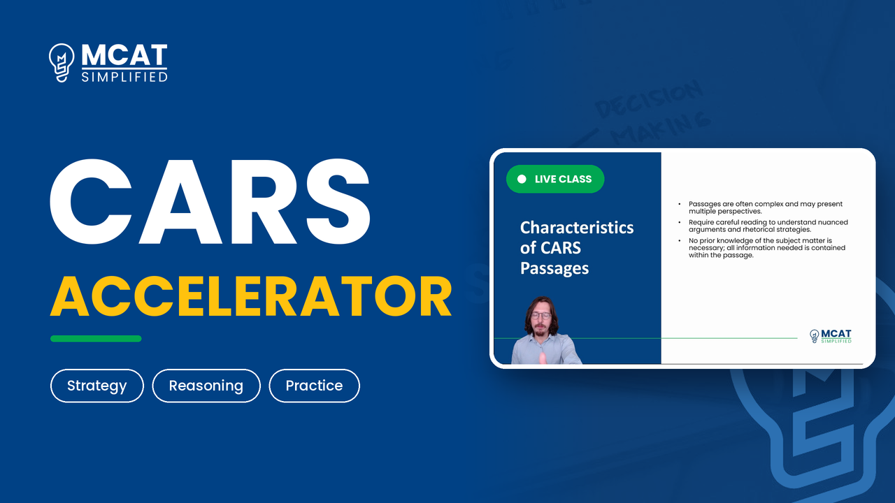 CARS Accelerator: strategy, reasoning, and practice to maximize your CARS score fast