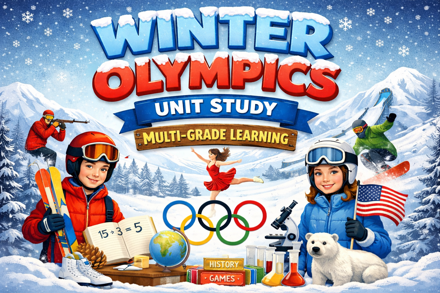 Winter Games Unit Study Header