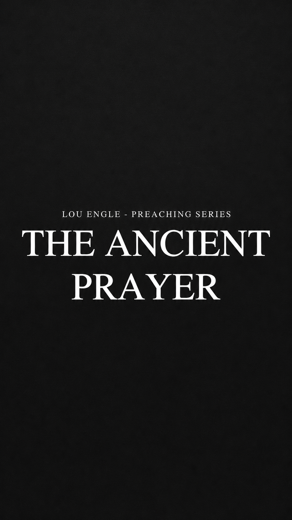 The Ancient Prayer cardposter