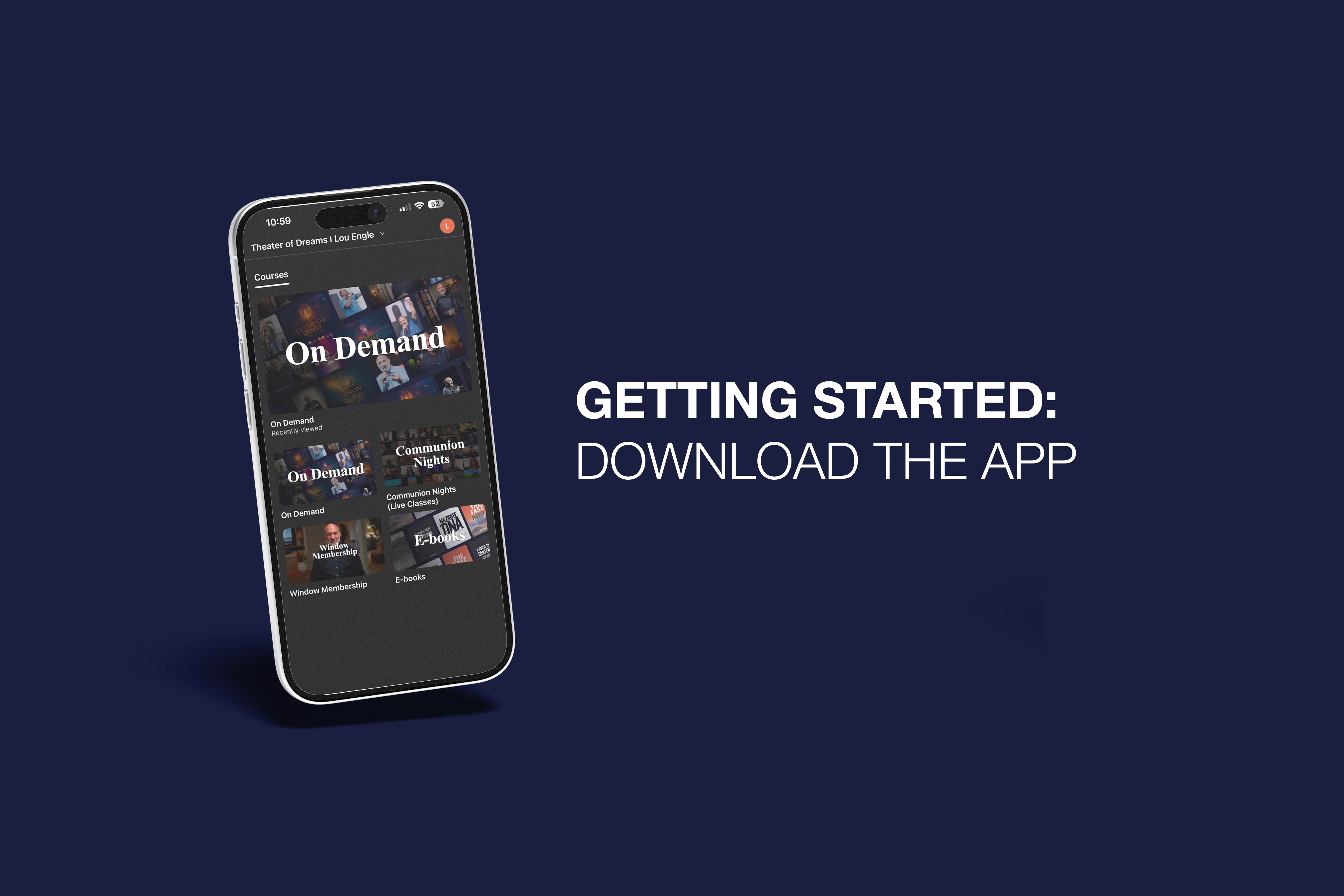 Download the Theater of Dreams app