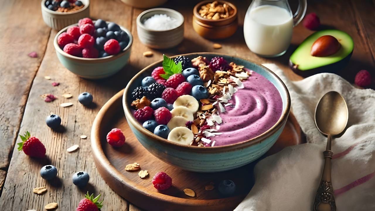 Berry Bliss Postpartum Smoothie Bowl