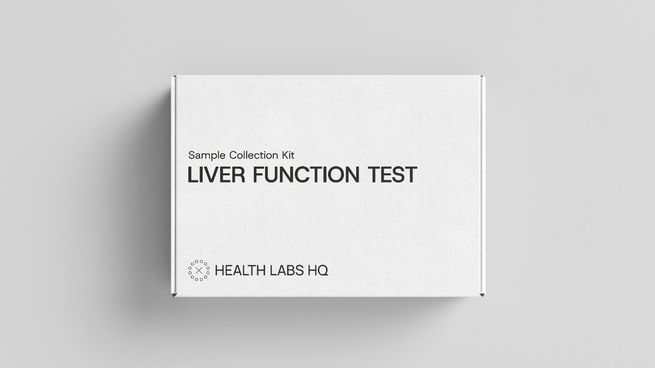 Liver Function Test blood test kit from Health Labs HQ