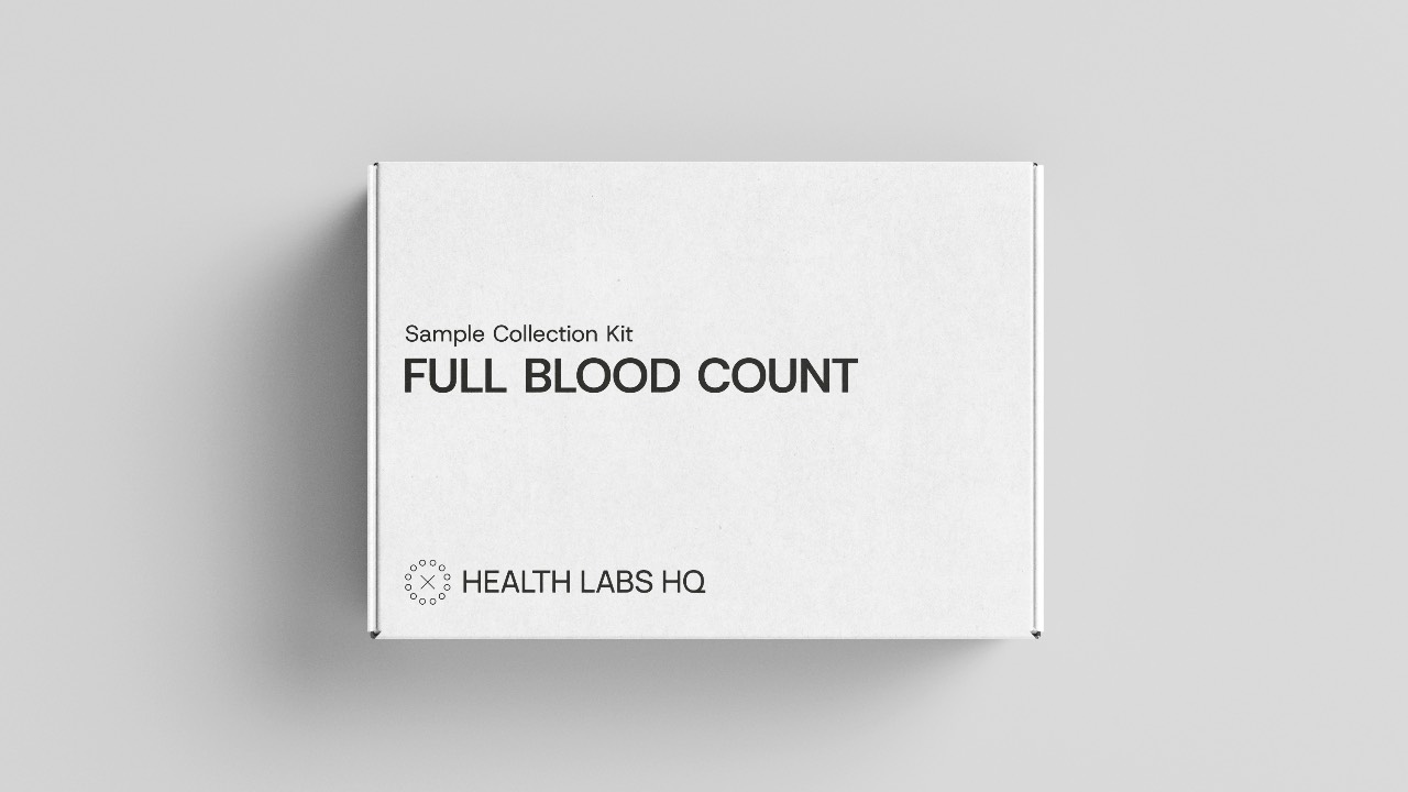 Full Blood Count blood test kit from Health Labs HQ