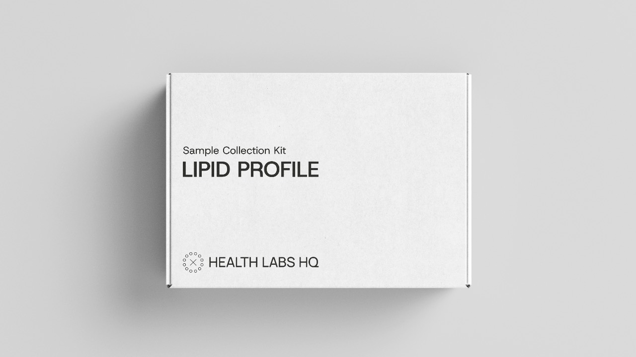 Lipid Profile blood test kit from Health Labs HQ
