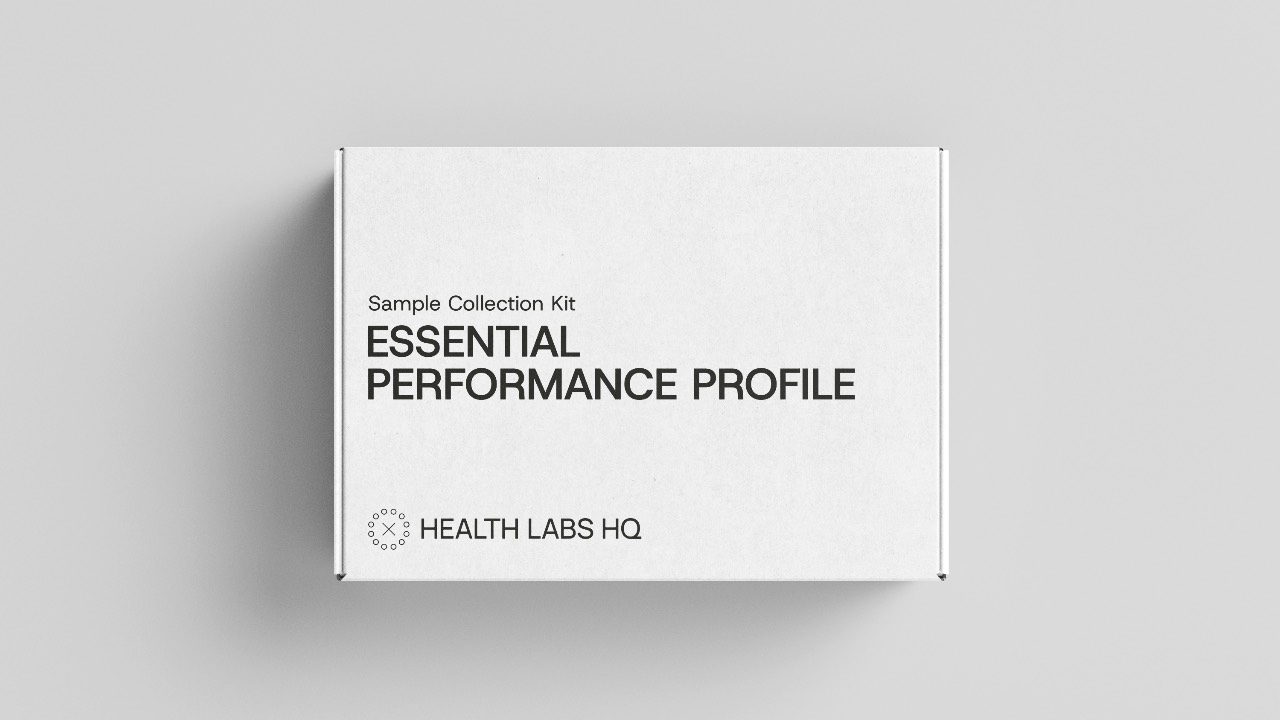 Essential Performance Profile blood test kit from Health Labs HQ