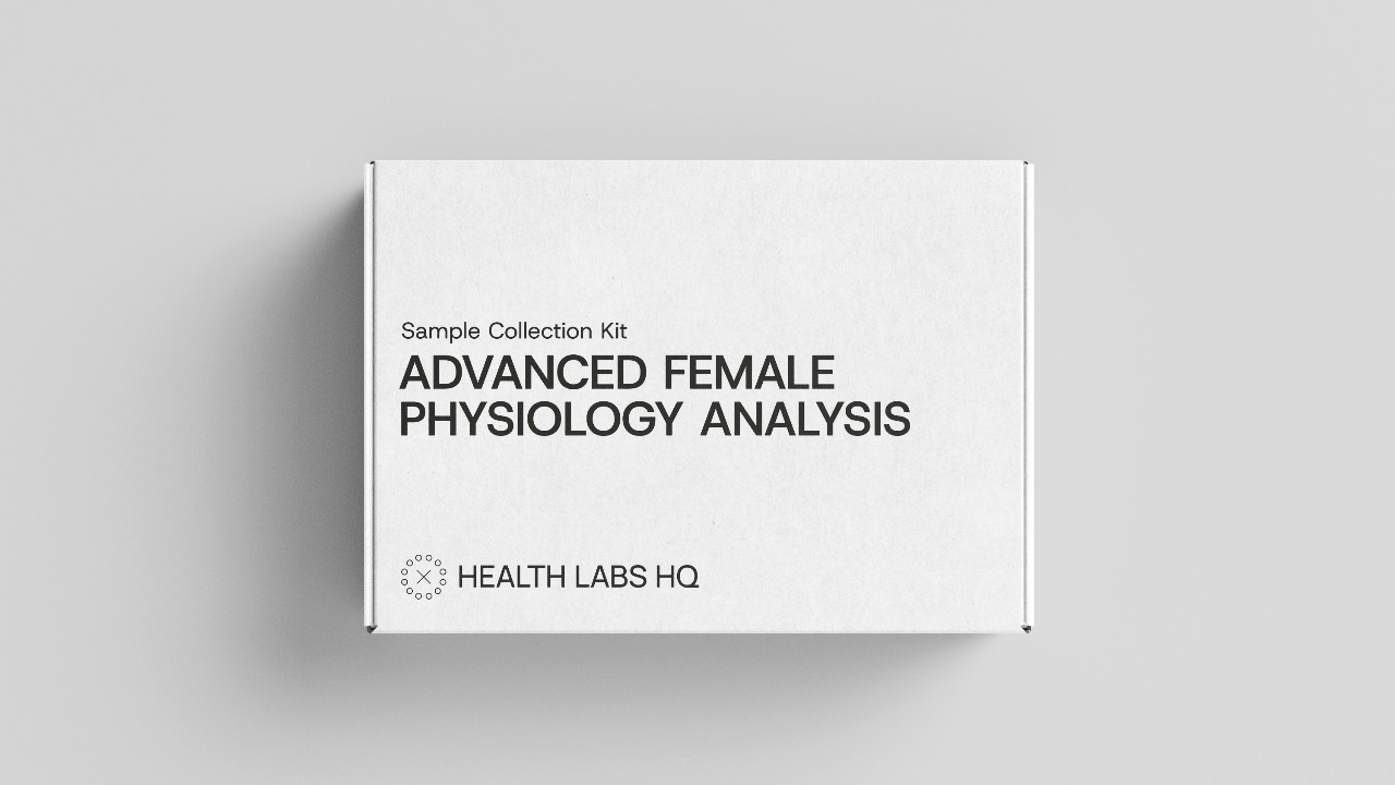 Advanced Female Physiology Analysis blood test kit from Health Labs HQ