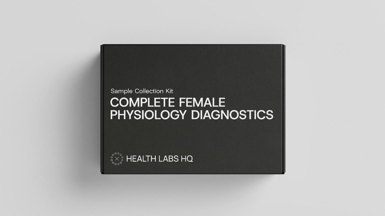 Complete Female Physiology Diagnostics blood test kit from Health Labs HQ