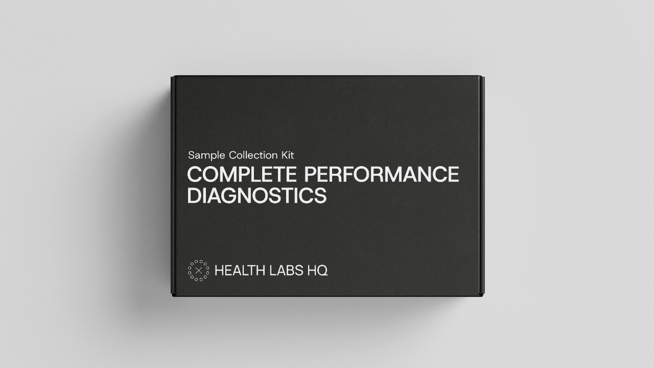 Complete Performance Diagnostics blood test kit from Health Labs HQ