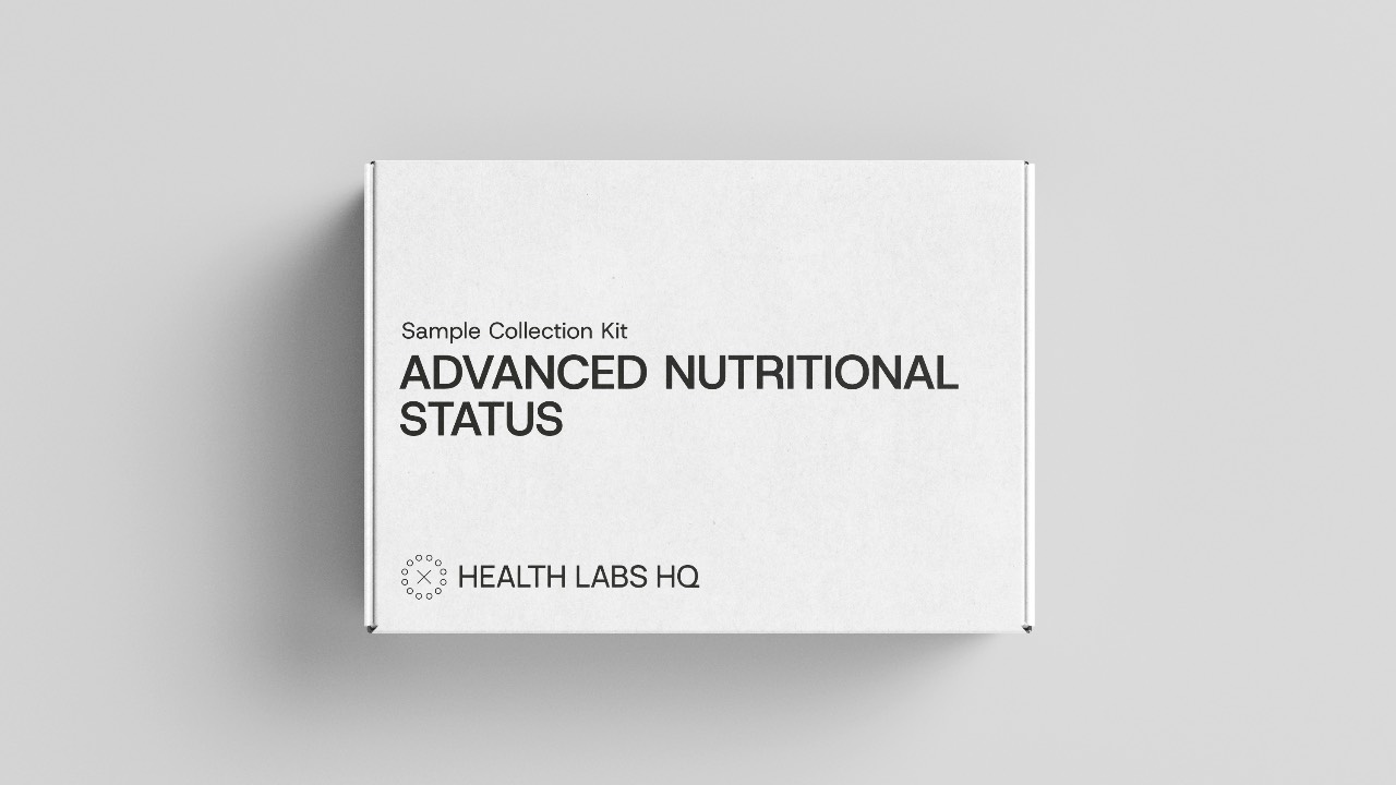 Advanced Nutritional Status blood test kit from Health Labs HQ