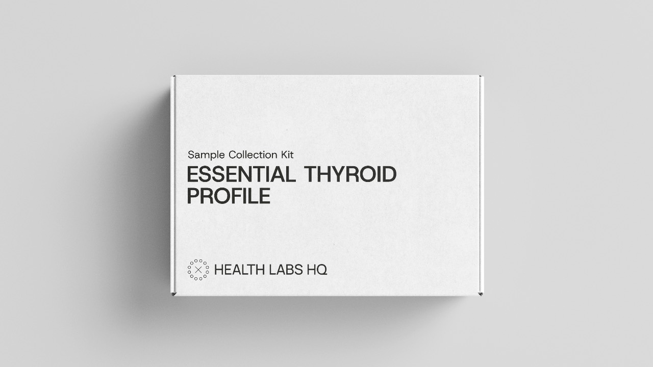 Essential Thyroid Profile blood test kit from Health Labs HQ