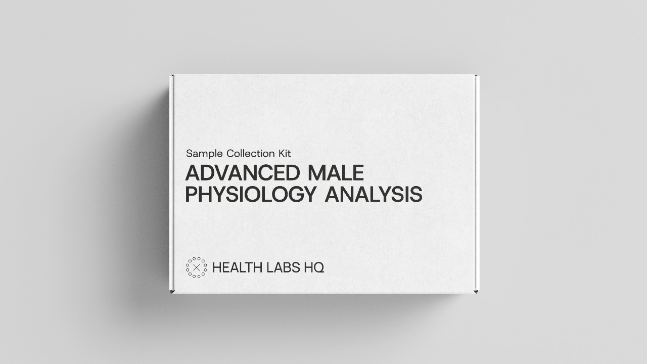Advanced Male Physiology Analysis blood test kit from Health Labs HQ