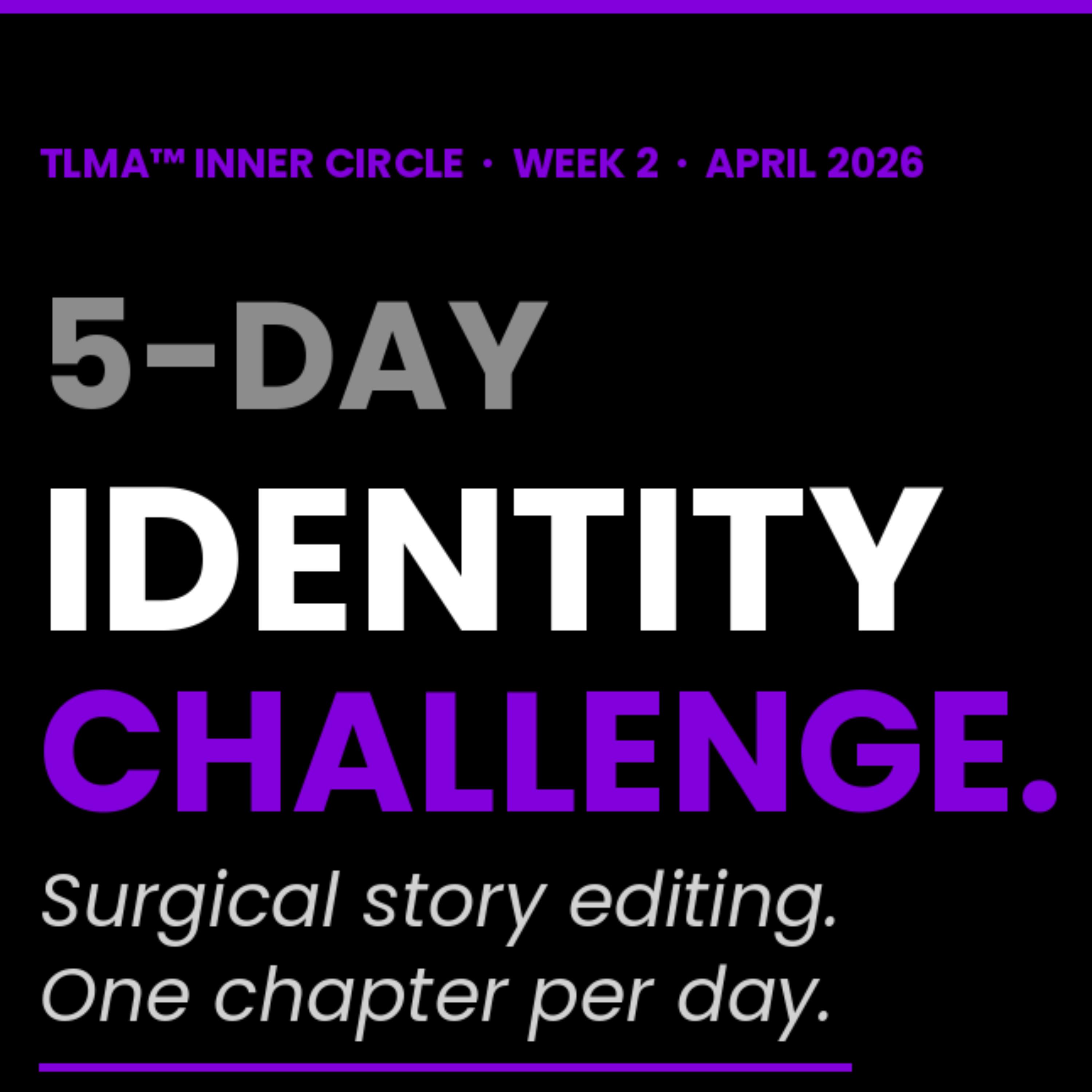 5 Day Story Rewrite Challenge