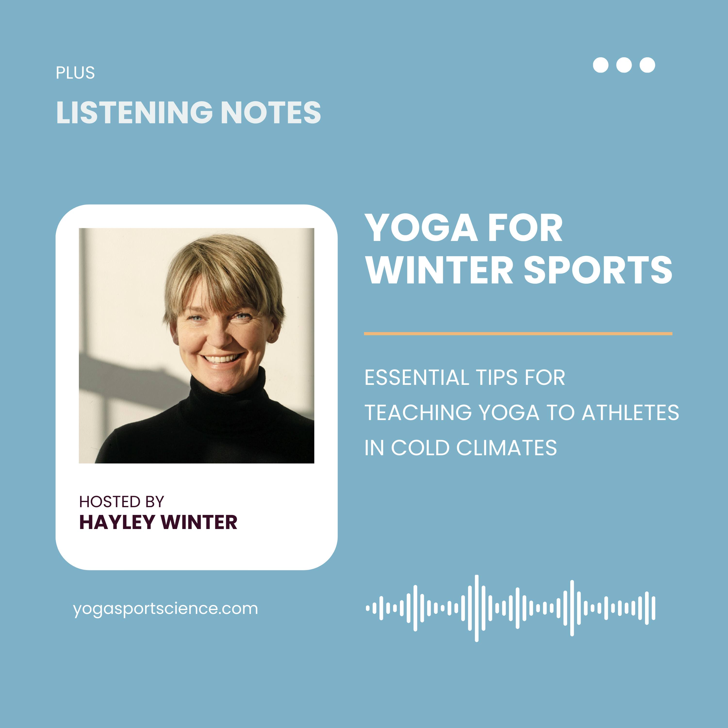 Yoga for Winter Sports