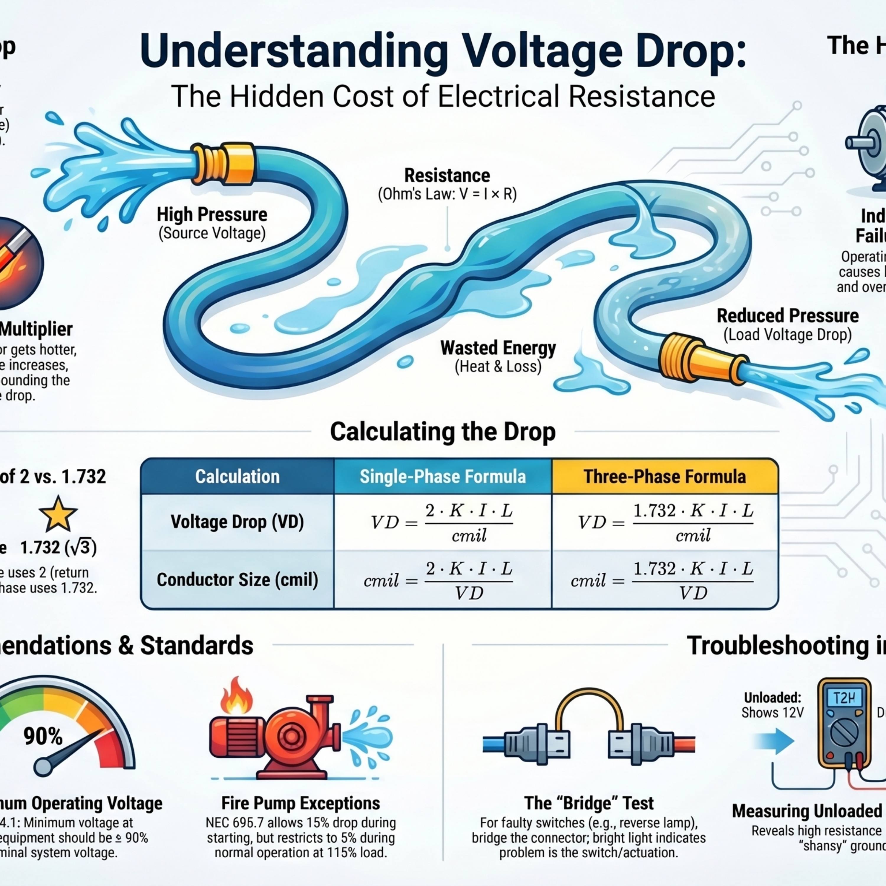 How Voltage Drop Steals Your Power