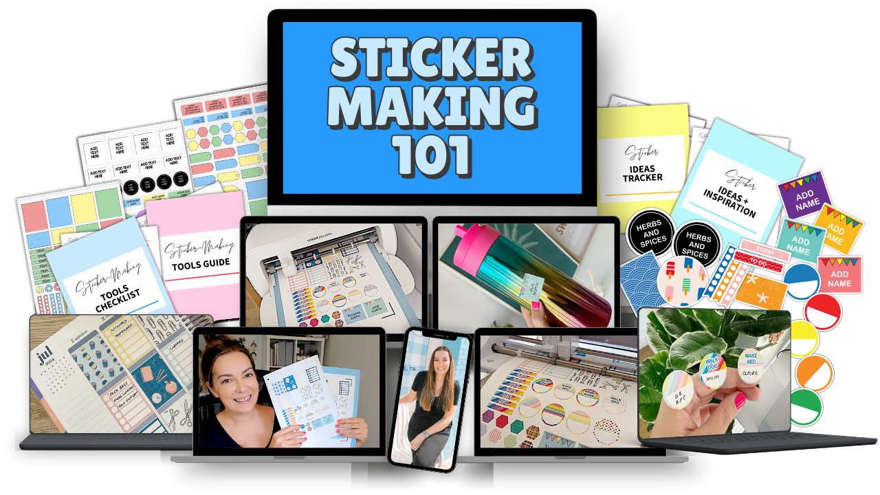 Sticker Making 101 Webinar $47