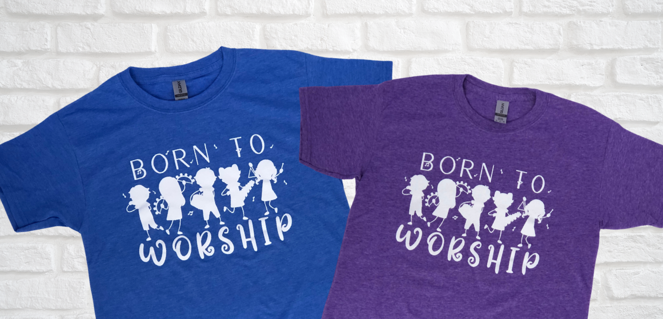 BORN TO WORSHIP YOUTH TEES