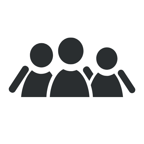 icon of three people