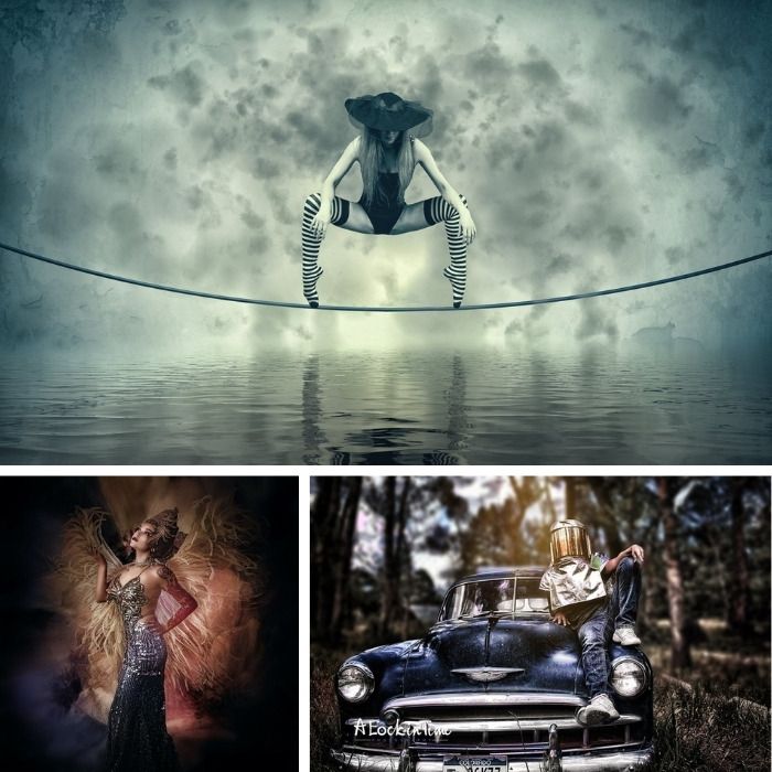 Fantasy and fine art Photoshop composites created by Tara Lesher Education members