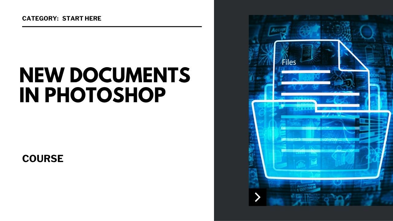 Photoshop for Beginners | How to Create New Documents