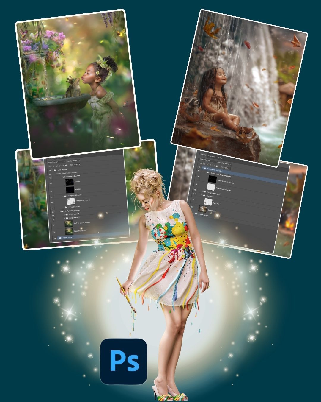 Tara Lesher Education Photoshop compositing tutorials and creative editing resources