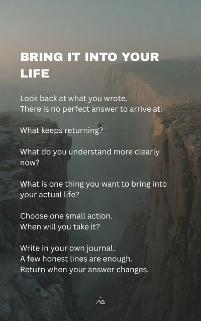 NOMO FOMO page 42: bring it into your life