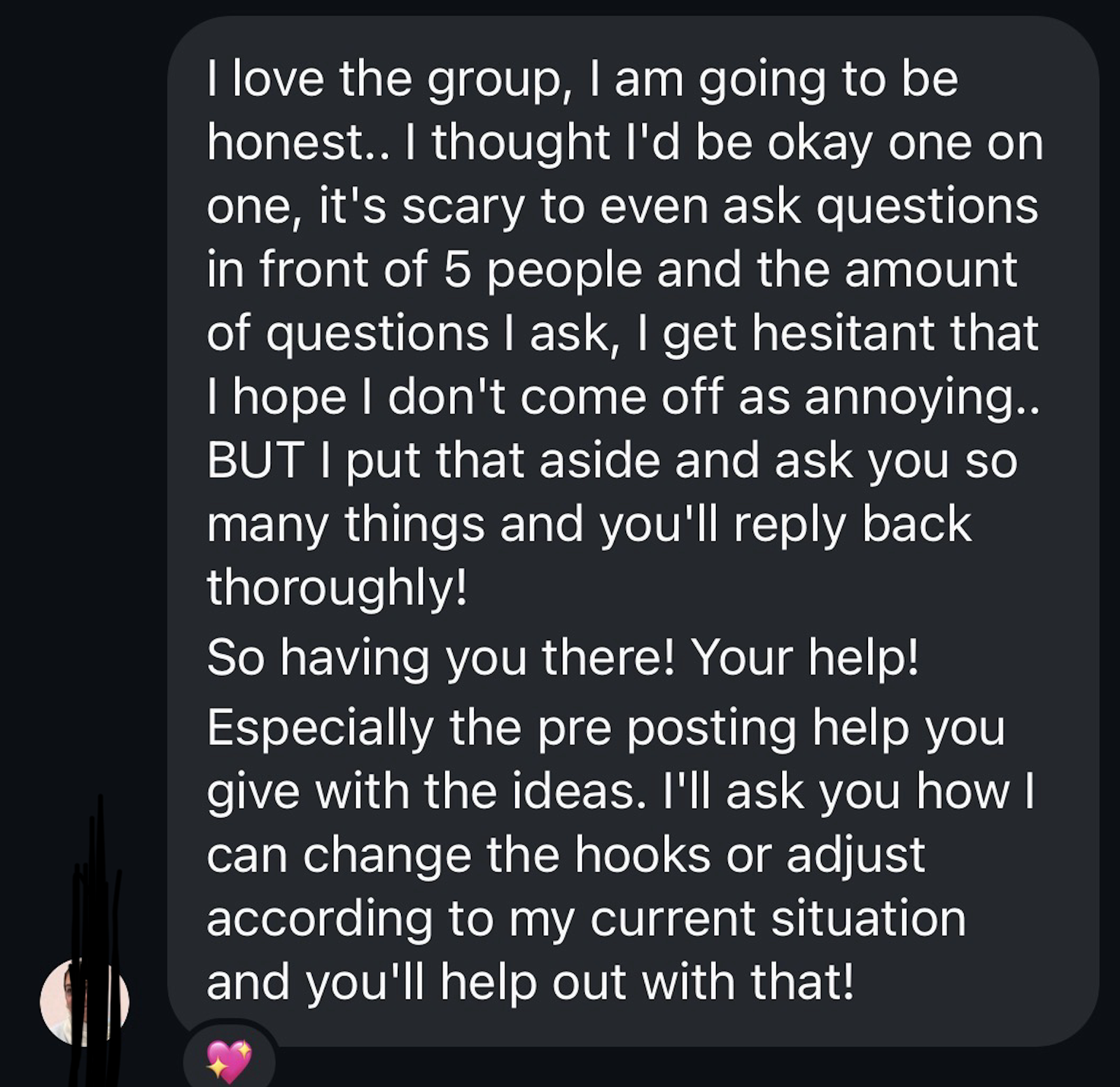 Beauty Social Circle member testimonial