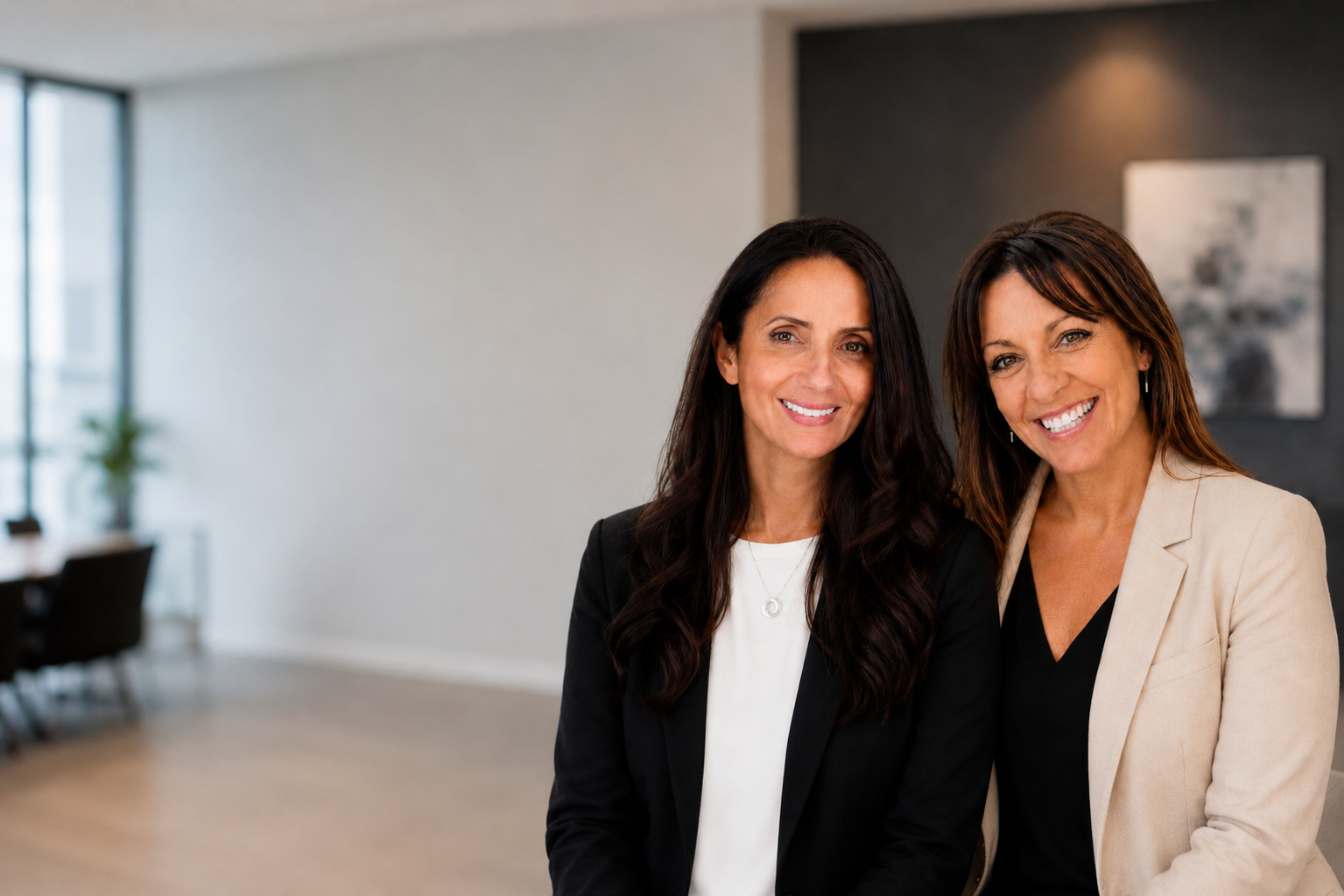 Reem Borrows and Gloria Rees, founders of Dreem Coaching and Consulting