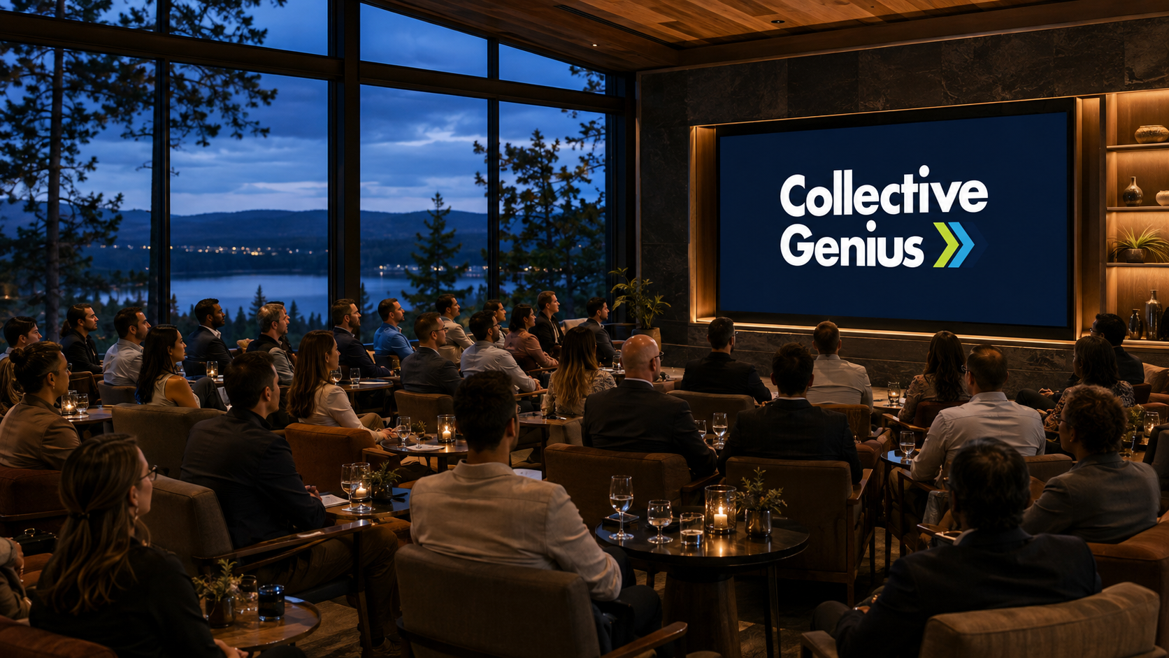 Collective Genius participating in a founder retreat with founders, investors, and leadership teams