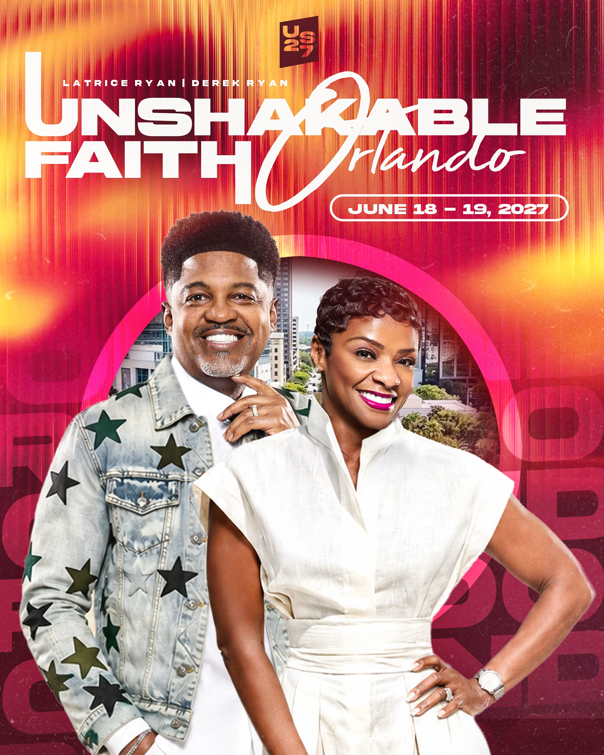 Unshakable Faith 2027 Orlando conference flyer