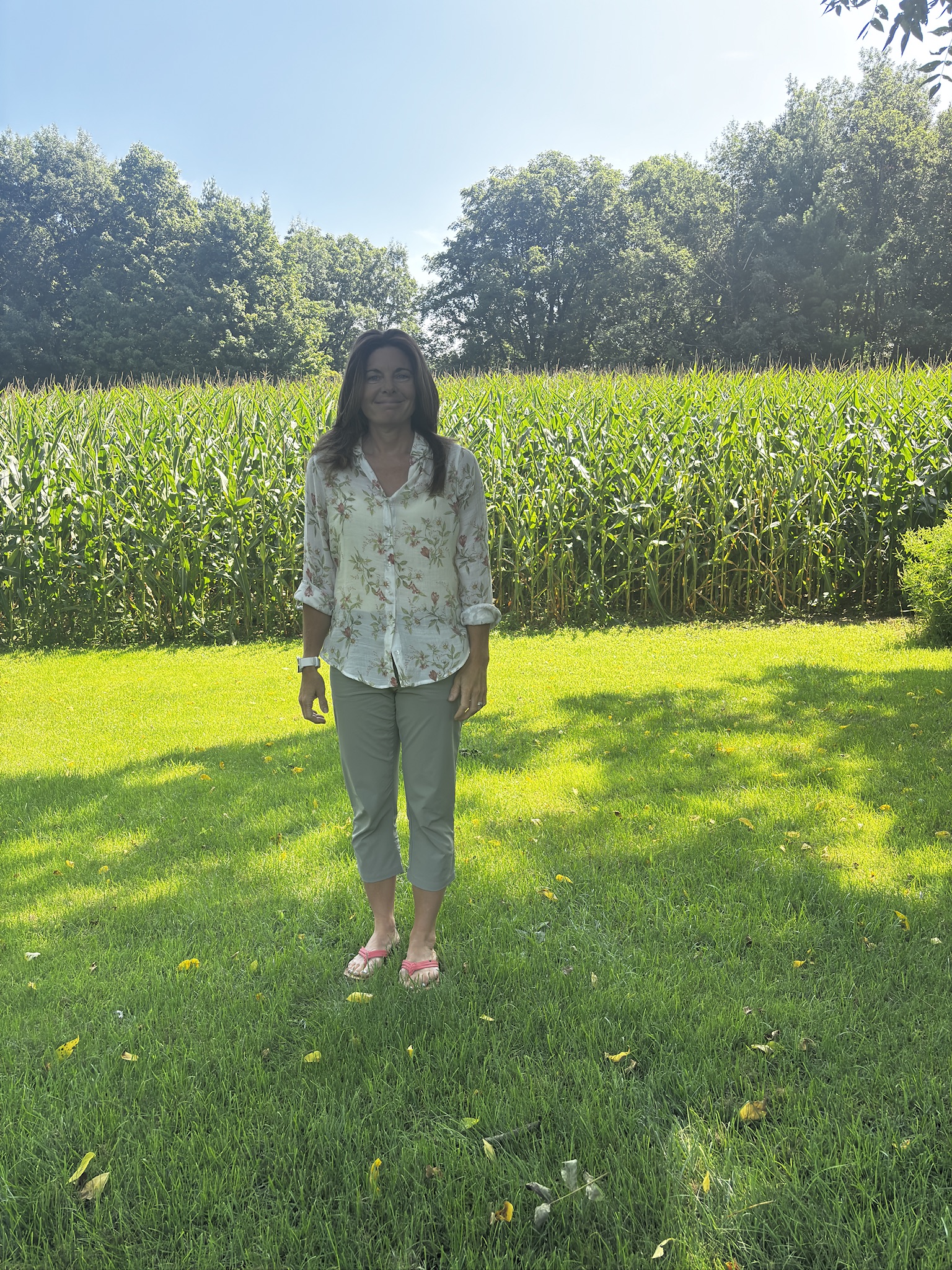Mindy Gulas, Registered Kinesiologist and Clinical Exercise Physiologist, outdoors