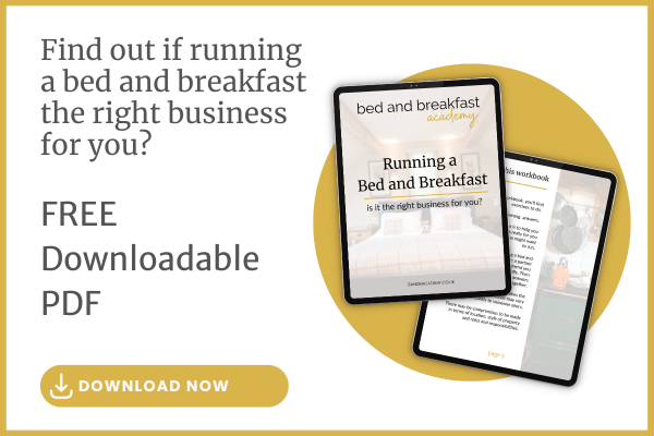 5 STEPS TO RUNNING A SUCCESSFUL B&B WORKBOOK COVER