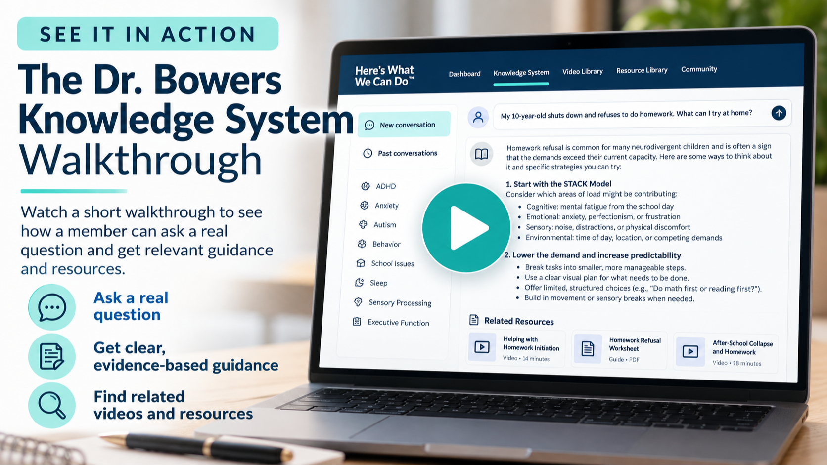 Dr. Bowers Knowledge System walkthrough