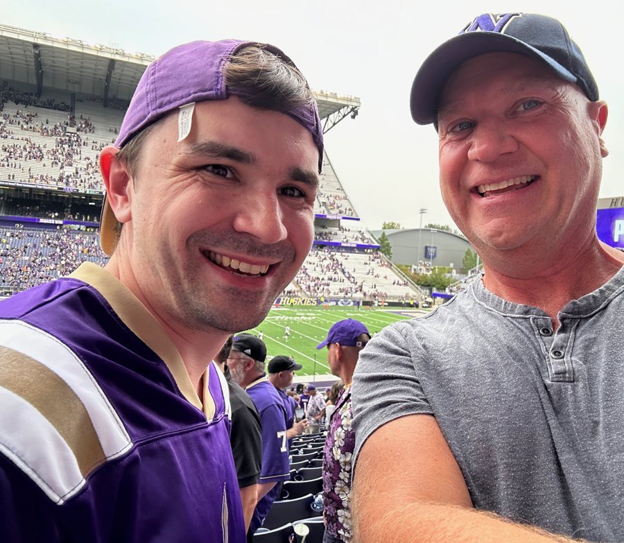 Tyler McNamer and his father Jody McNamer