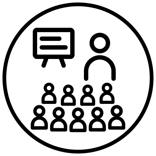 Talks and workshops icon
