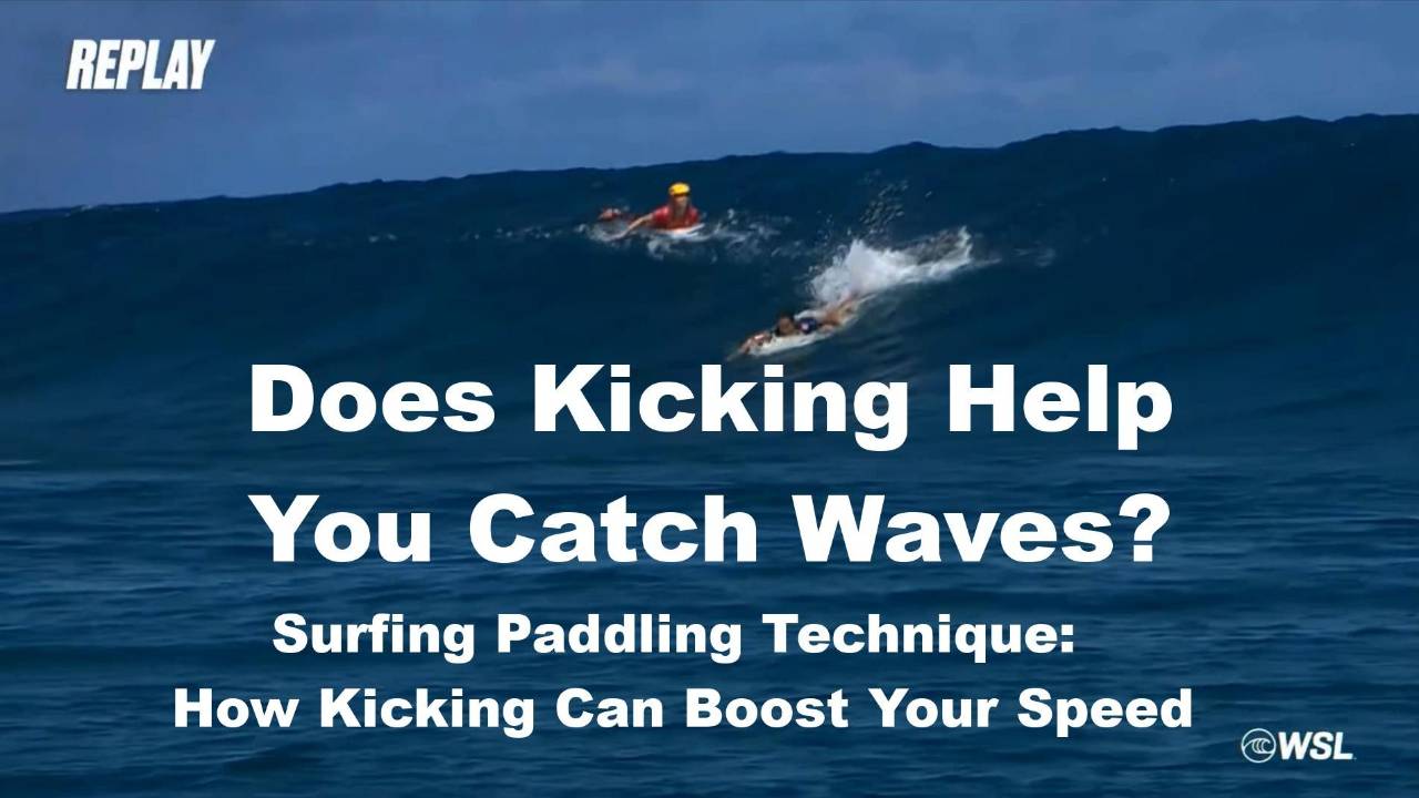 Does Kicking Help You Catch Waves?
