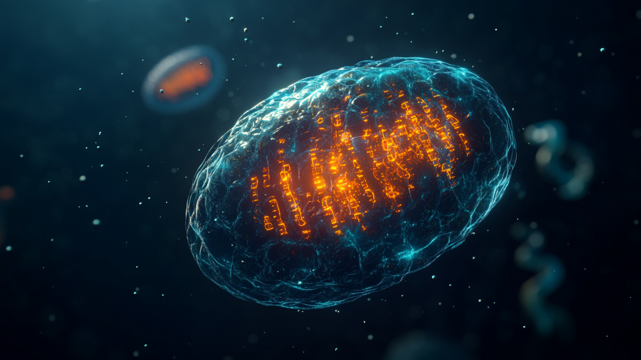 Hehkuva rasvasolu tummalla taustalla – käsitteellinen kuva siitä, miten rasvasolut 