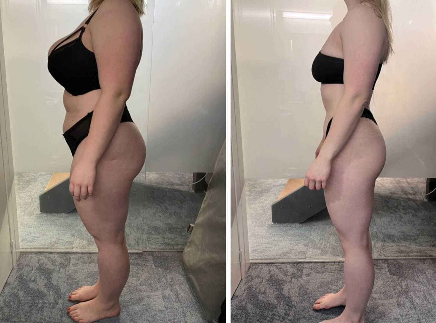 Personal trainer tuloksia kuvina