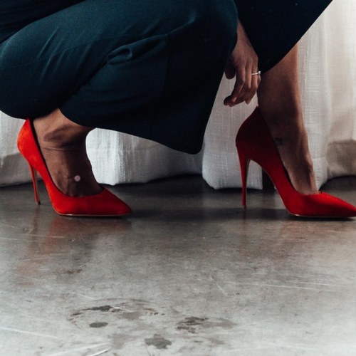 Red heels