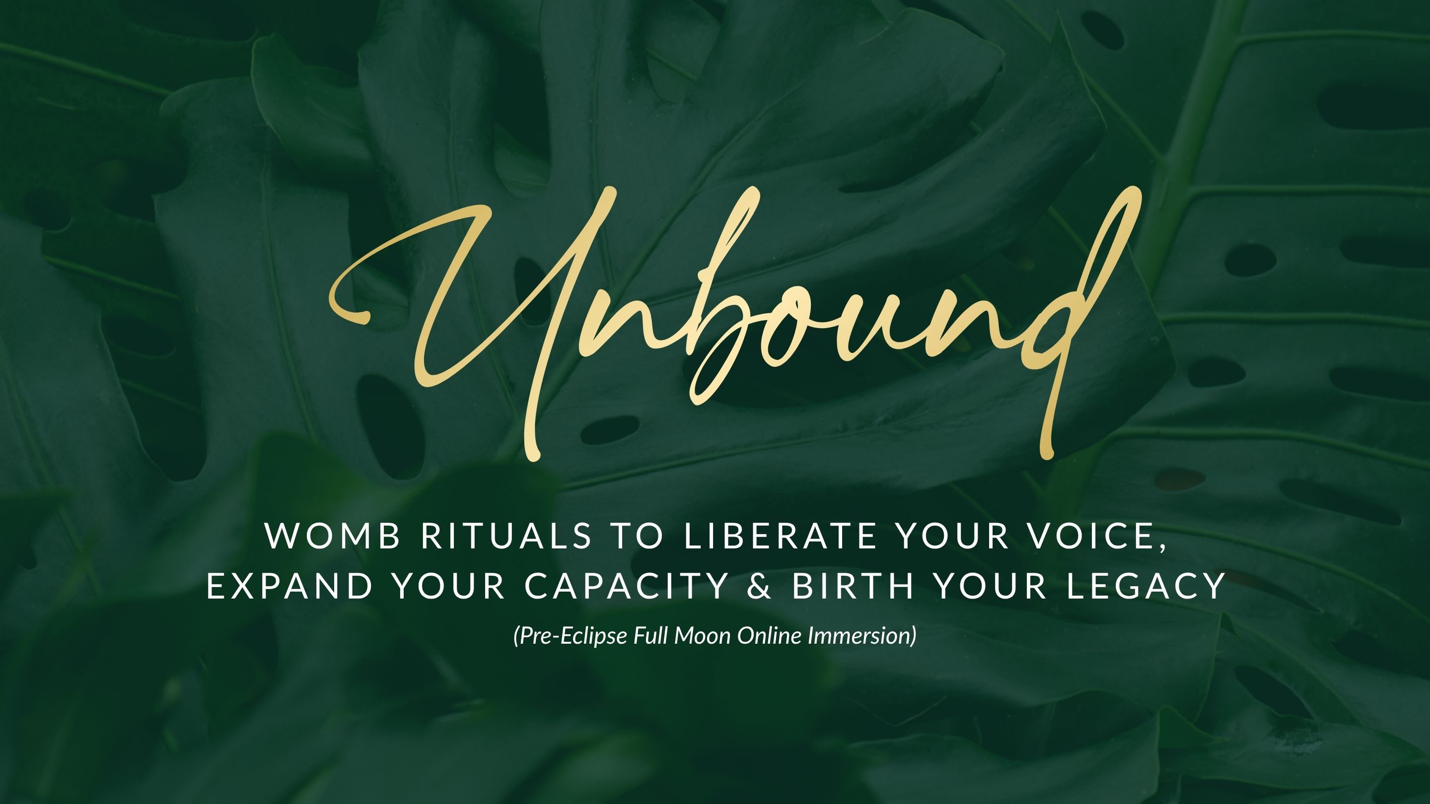 Unbound - Resources Page